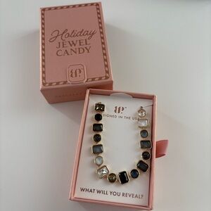 Bomb Party Holiday25 Jewel Candy Sugar You Can Wear Bracelet BlackTieTwlightGold